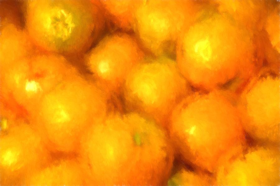 Abstracted Oranges Photograph by Alice Gipson