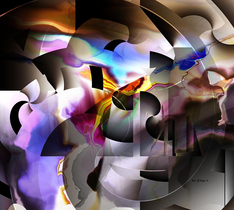 Abstract Digital Art - Abstraction 042714 by David Lane