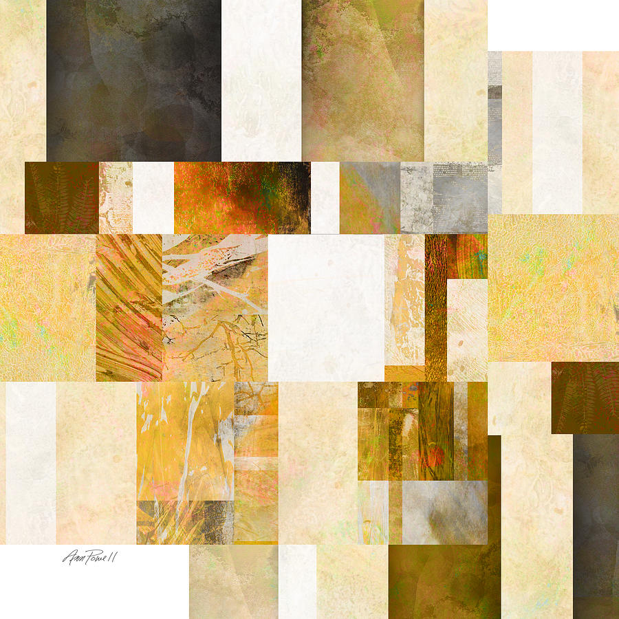 Abstraction On A Square One  Digital Art by Ann Powell