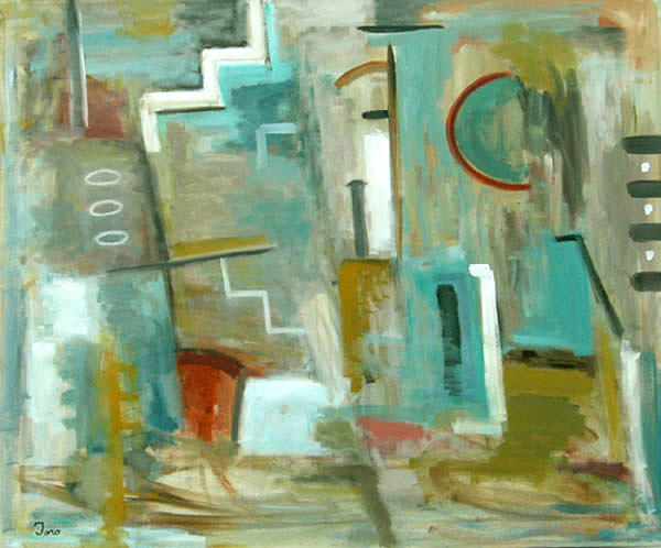 Abstraction Vl Painting by Trish Toro
