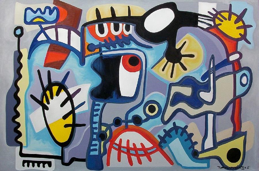 Abstrato 101 Painting by Chico Tupynamba