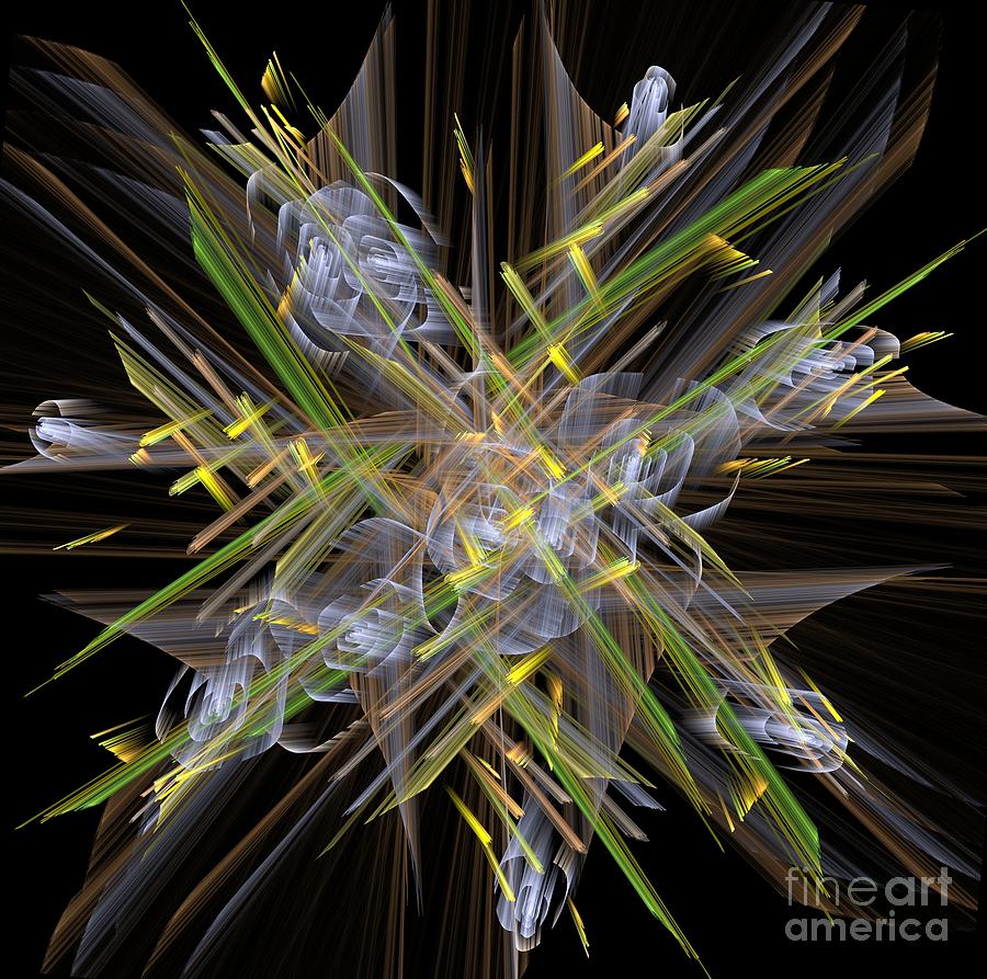 Abstract Digital Art - Abstrcat bouquet by Laxmikant Chaware