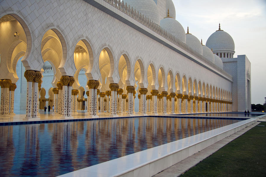 Abu Dhabi Sheikh Zayed Grand Mosque Photograph By Kristina Abramovic