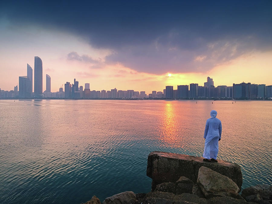 Abu Dhabi - Corniche Skyline Photograph by Figurative Speech