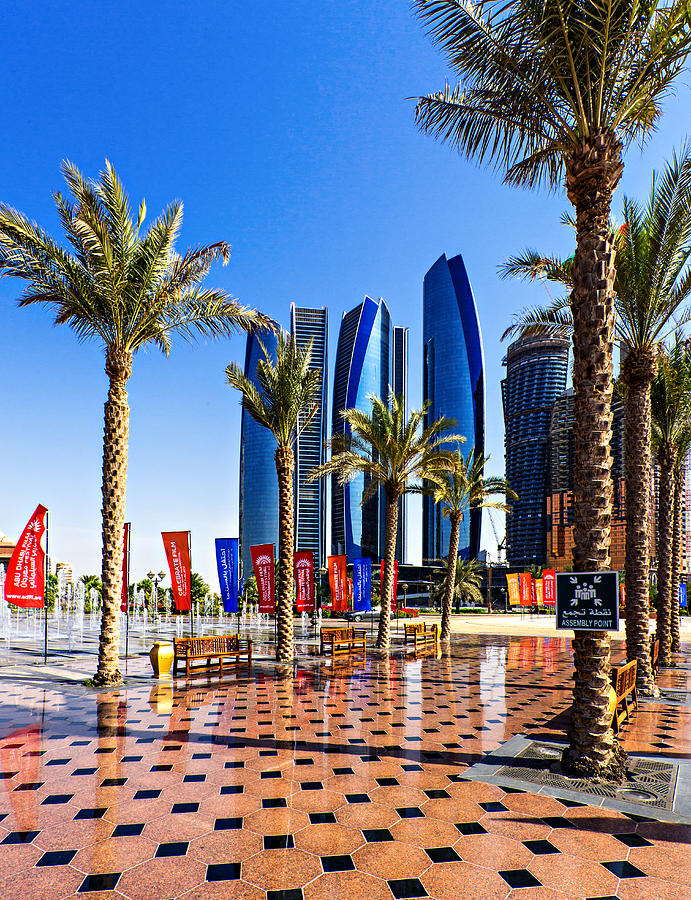 Abu Dhabi From Emirates Palace Hotel Photograph