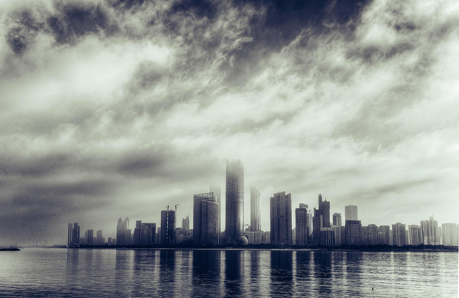 Abu Dhabi Skyline Photograph by Mohamed Kazzaz