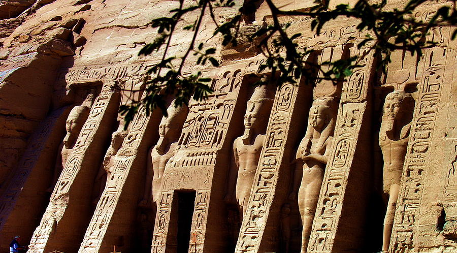 Abu Simbel Carvings - Egypt Photograph by Jacqueline M Lewis