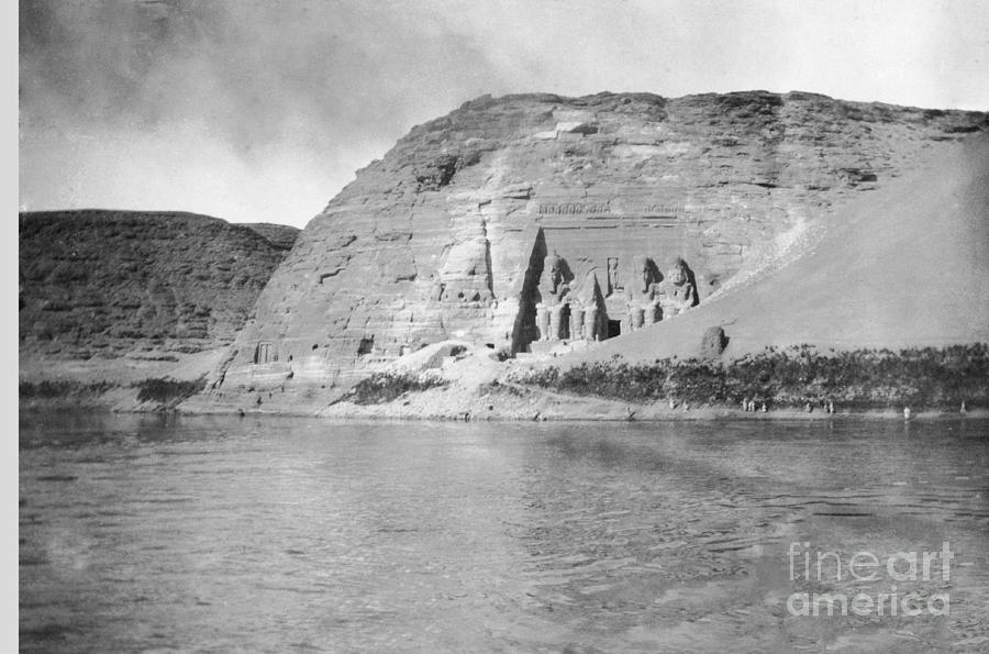 Architecture Photograph - Abu Simbel Temple, Egypt, 19th Century by Library Of Congress