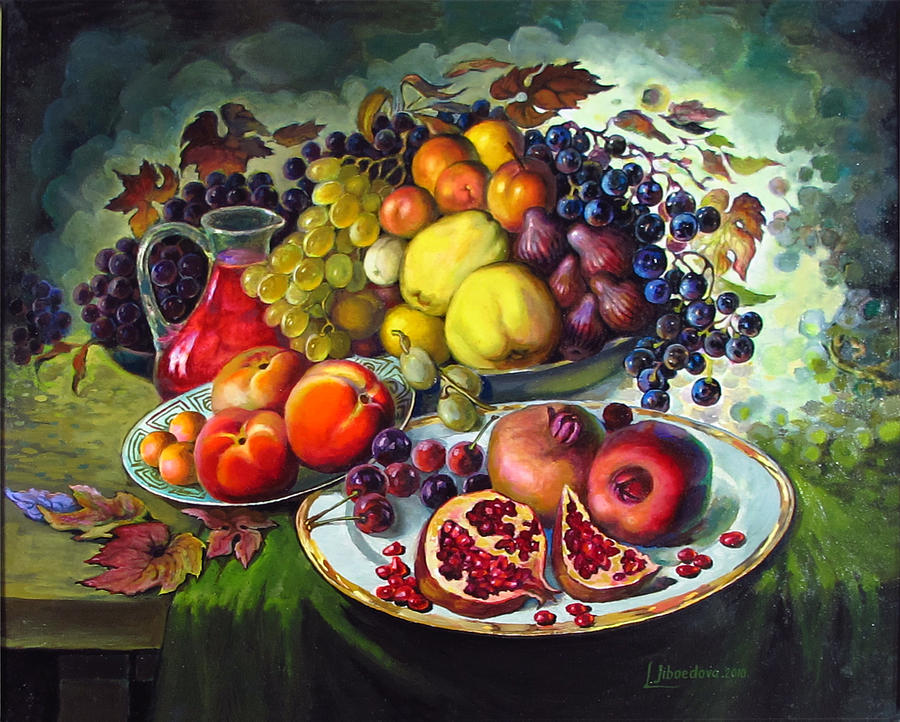 Still Life Painting - Abundance by Lyubov Jiboedova