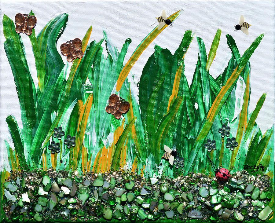 Abstract Painting - Abundance Of Spring by Donna Blackhall