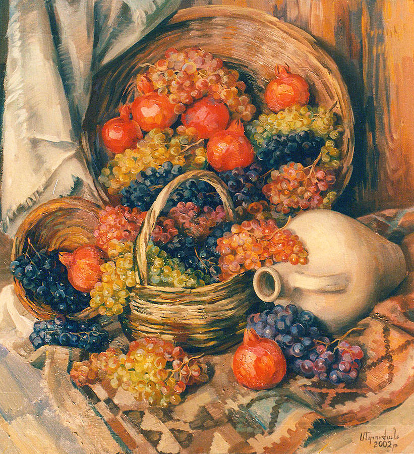 Armenian Painting - Abundance of tastes by Meruzhan Khachatryan