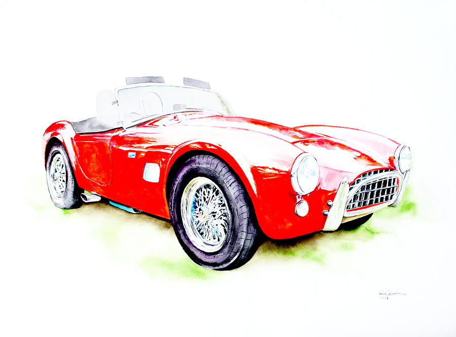 AC Cobra Painting by Isabel Salvador