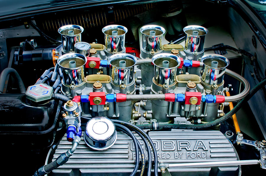 AC Shelby Cobra Engine Photograph by Jill Reger