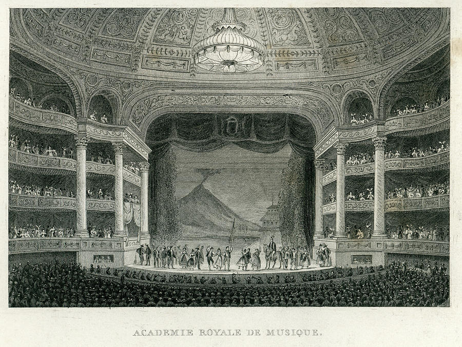 Academie Royale Du Musique, Paris Digital Art by Duncan1890