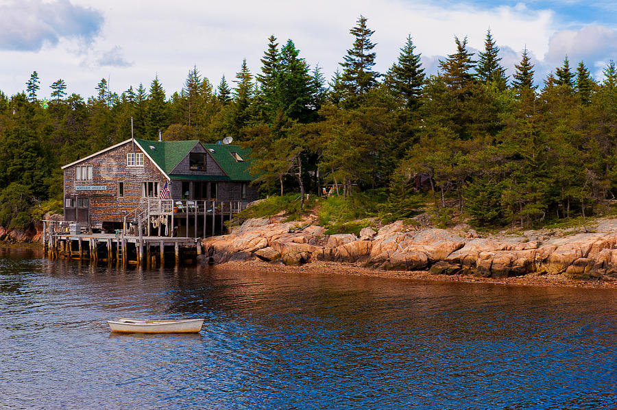 Landscape Photograph - Acadia Fishing Village by Thomas Lavoie