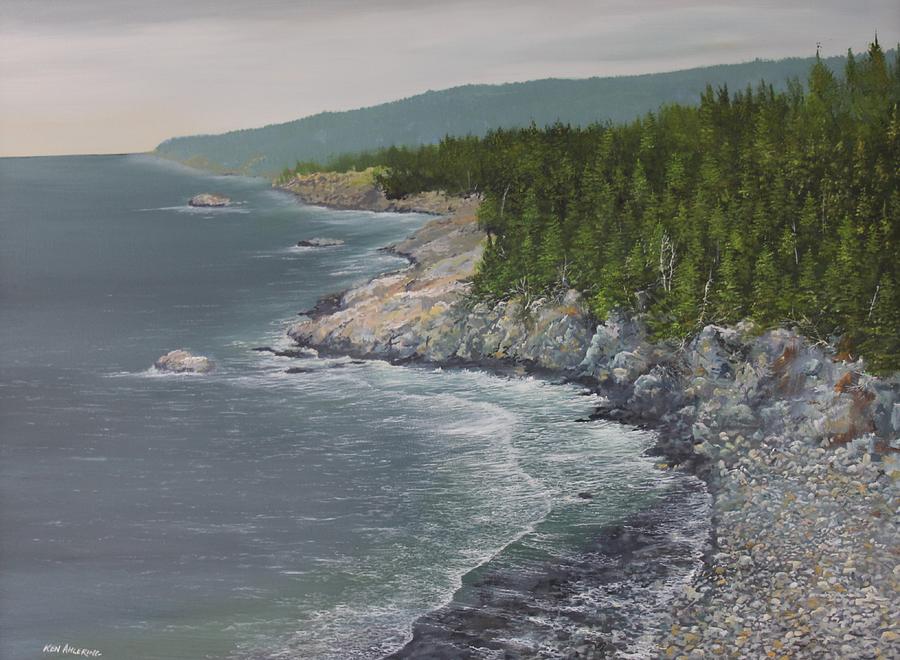 Acadia Maine Painting by Ken Ahlering
