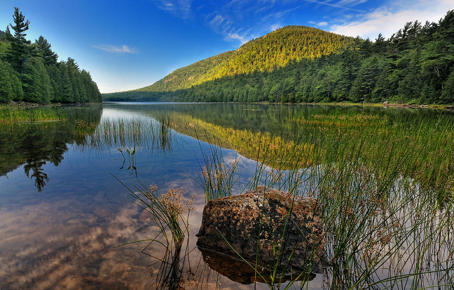 Acadia National Park-Bubbles Pond Photograph by TS Photo