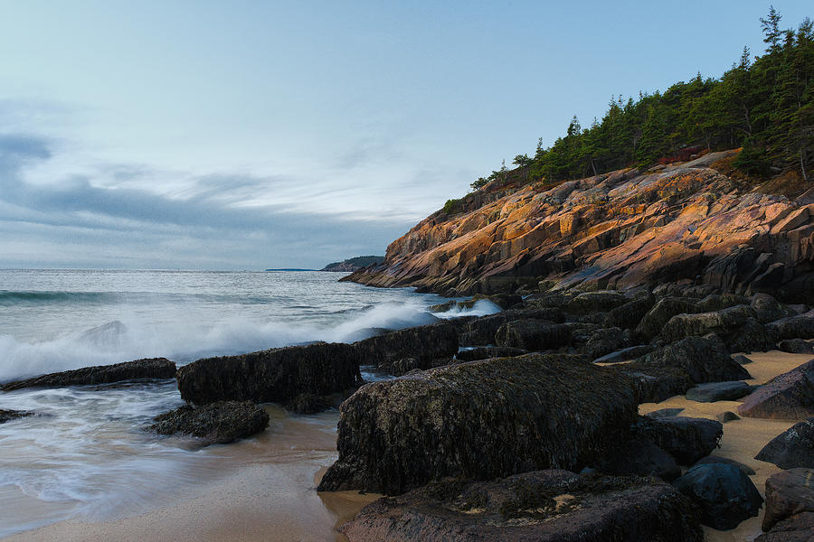 Acadia - Sand Beach Photograph by Dennis Kowalewski