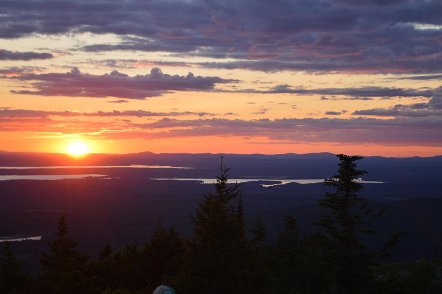 Acadia Summer Solstice Sunset Photograph by Lena Hatch