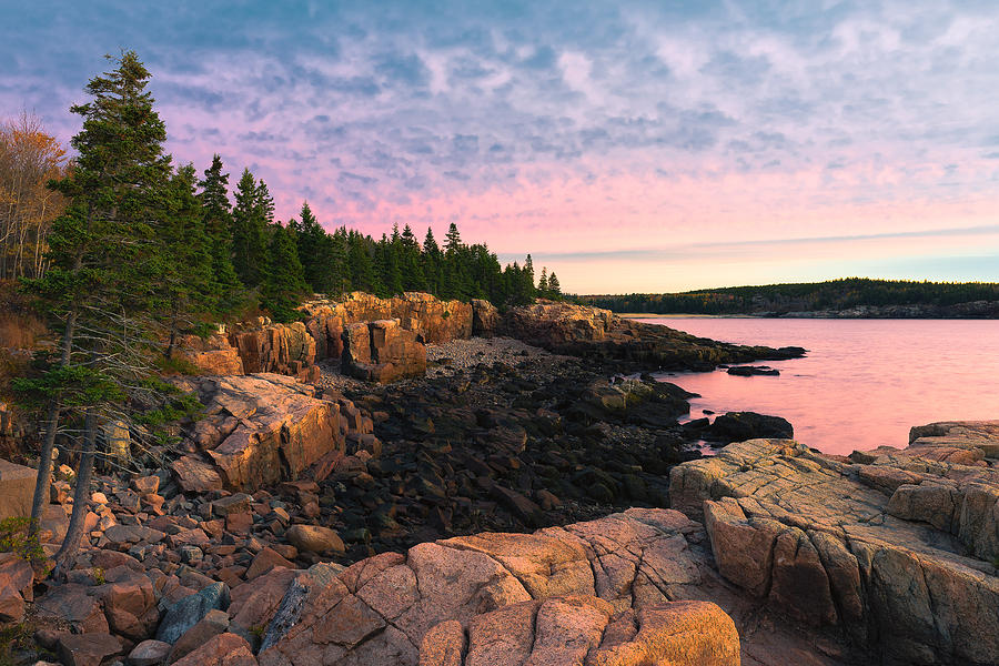 Acadia Sunrise Photograph by Dennis Kowalewski