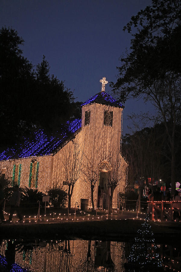 Acadian Village at Christmas Photograph by Ronald Olivier Pixels