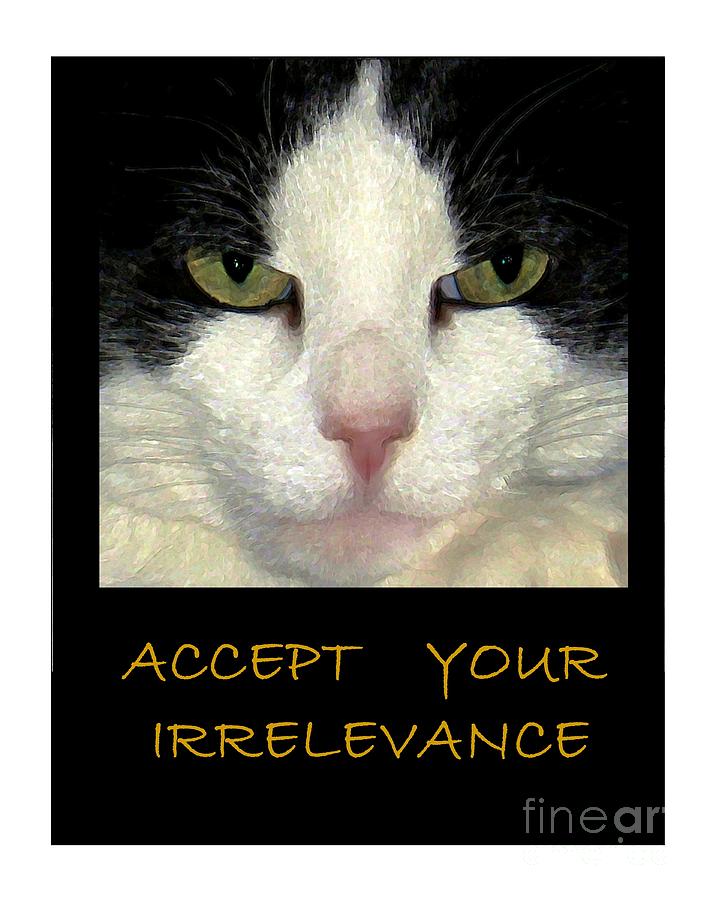 Accept Your Irrelevance Digital Art by Dale   Ford