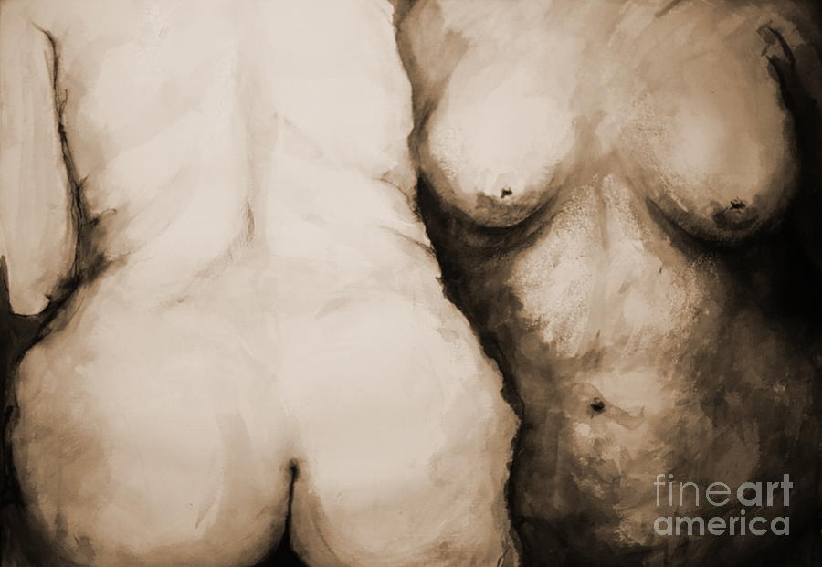 Nude Painting - Acceptance by Rory Siegel