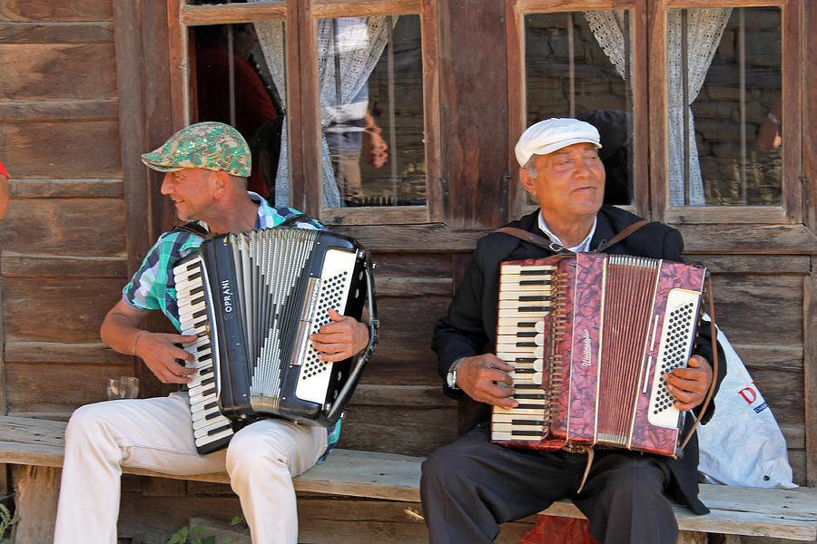 Accordionists in Jervana Photograph by Tony Murtagh