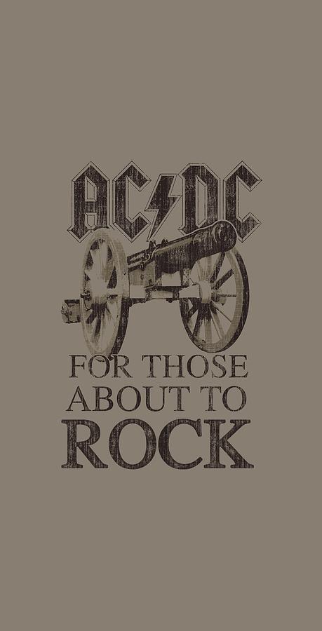 Acdc - For Those About To Rock Digital Art by Brand A