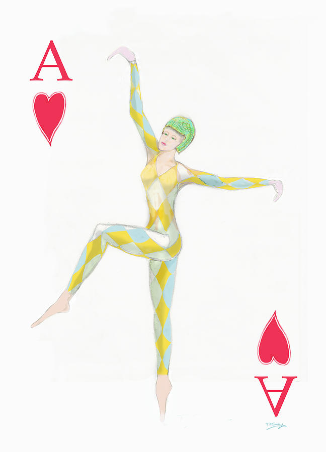 Ace Digital Art - Ace Of Hearts by Tom Conway Ace Digital Art - Ace Of Hearts by Tom Conway