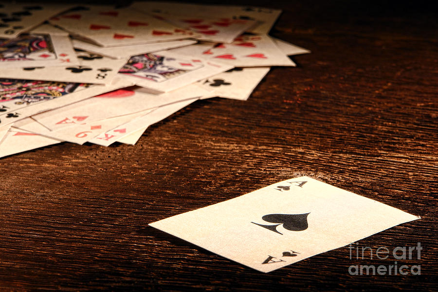 Ace of Spade Photograph by Olivier Le Queinec