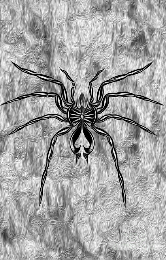 Spider Painting - Aced Spider by Gregory Dyer