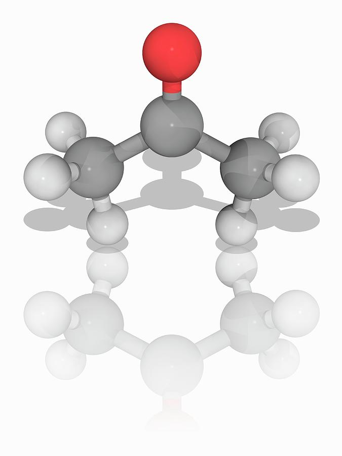 Acetone Organic Compound Molecule Photograph by Laguna Design/science Photo Library