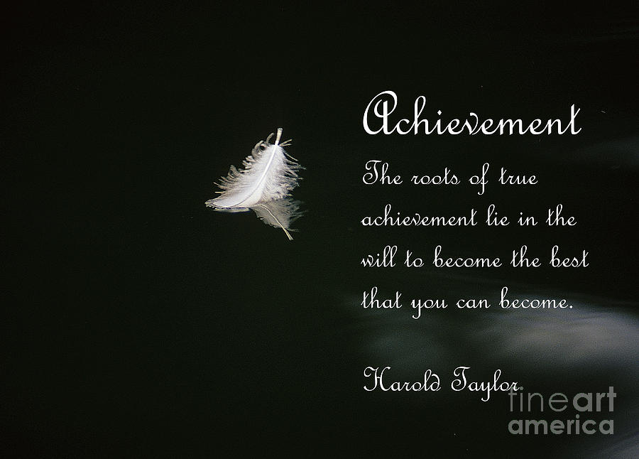 Achievement Photograph by Sharon Elliott
