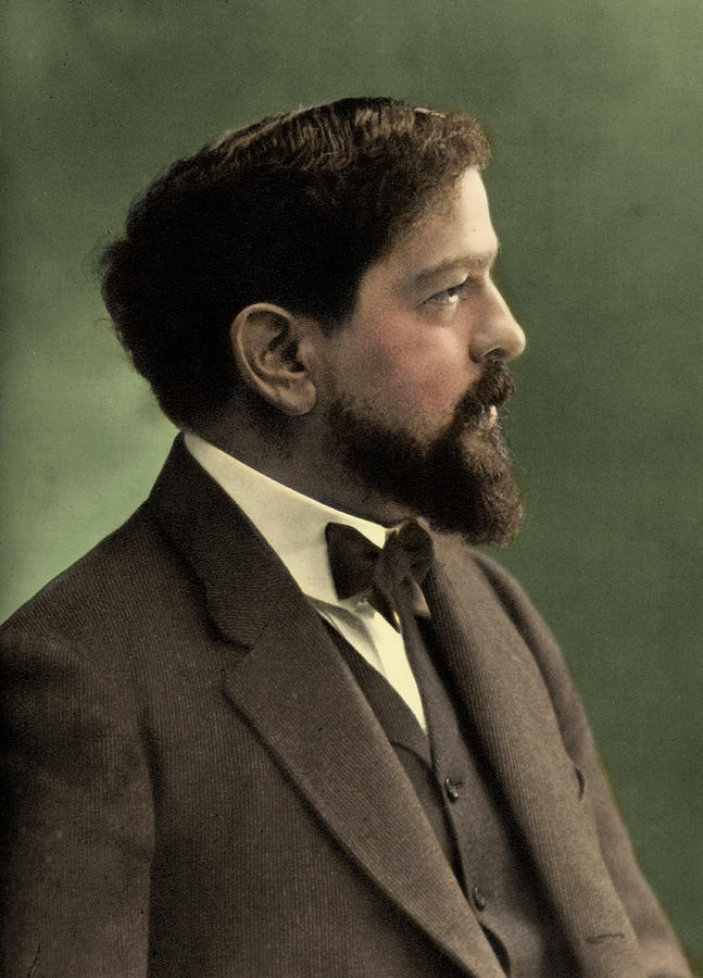 Achille Claude Debussy Portrait Photograph by English School
