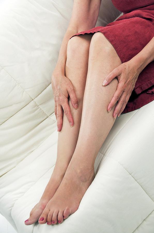 Aching Legs Photograph by Lea Paterson/science Photo Library