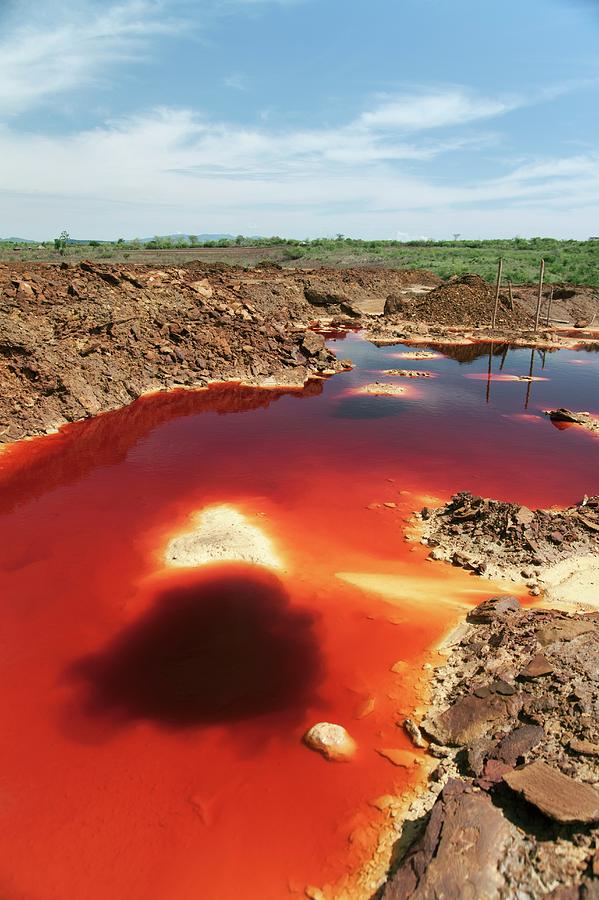 Acid Mine Drainage by Phil Hill/science Photo Library