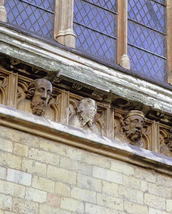  Acid  Rain Damage  To Stonework Photograph by Martin Bond 