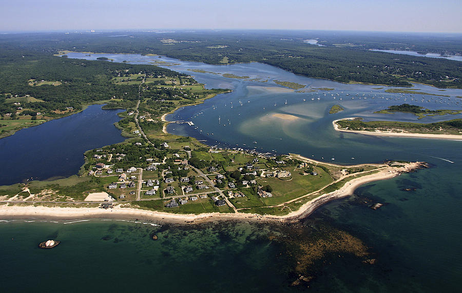 Acoaxet And The Entrance To Westport Photograph By Dave Cleaveland 