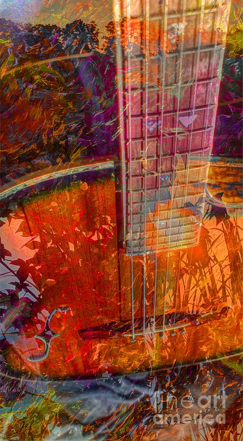 Acoustic Dreams Digital Guitar Art by Steven Langston Photograph by Steven Lebron Langston