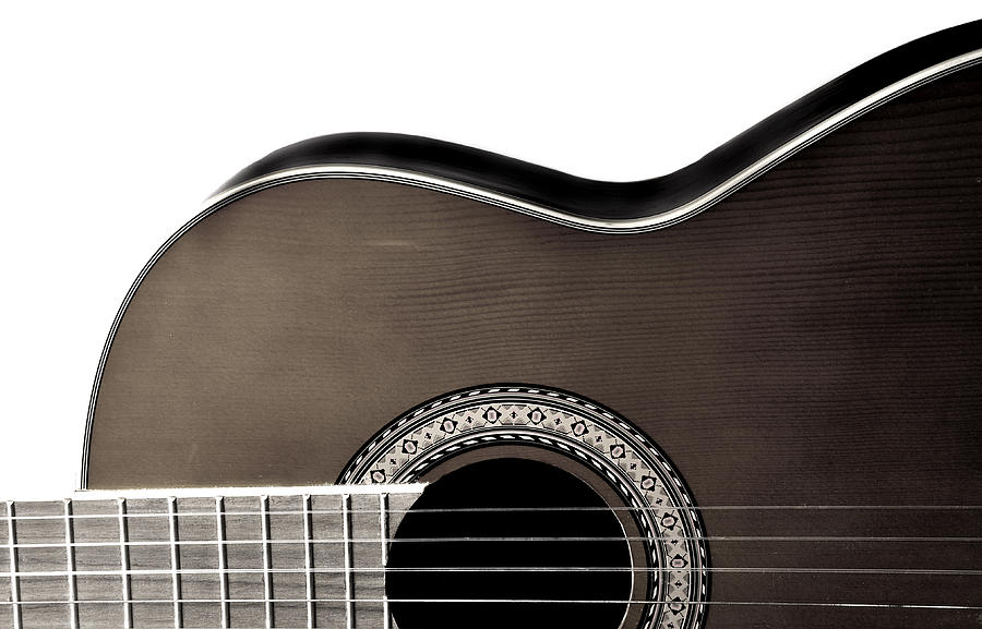 Acoustic Guitar Body Photograph