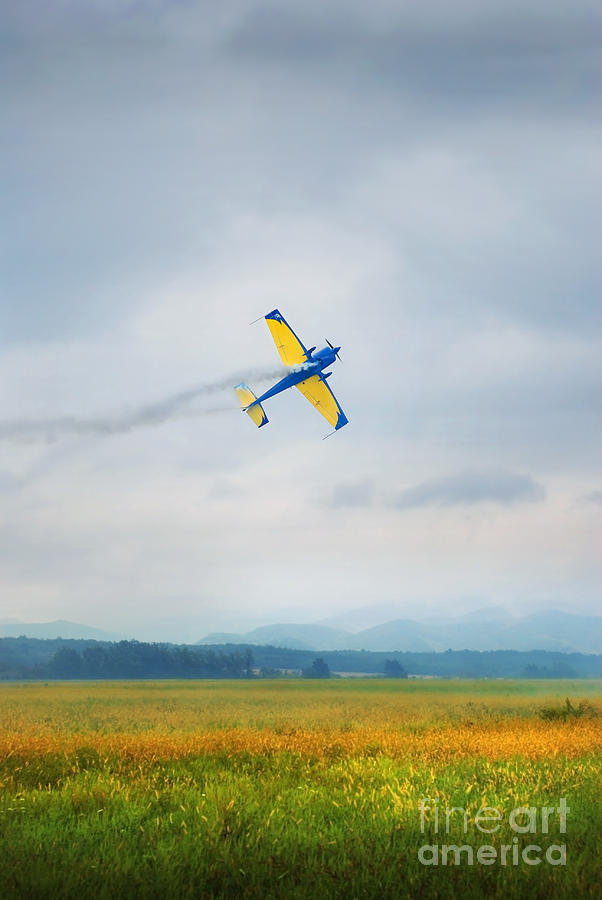 Acrobatic Plane Flying Low Photograph By Cristian M Vela Fine Art America