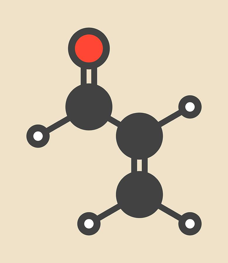 Acrolein Molecule Photograph By Molekuul