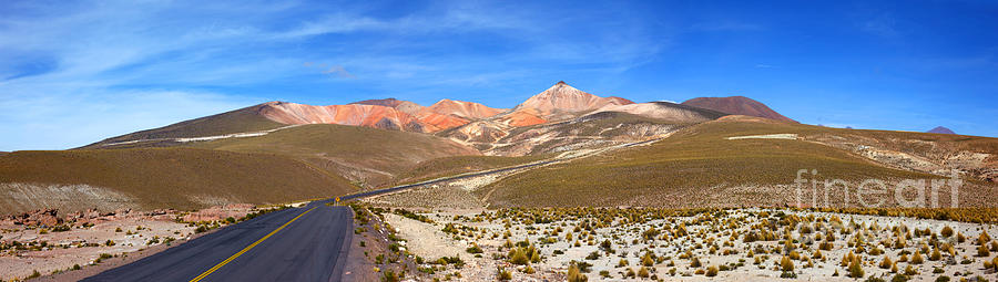 Across the Chilean Altiplano Photograph by James Brunker