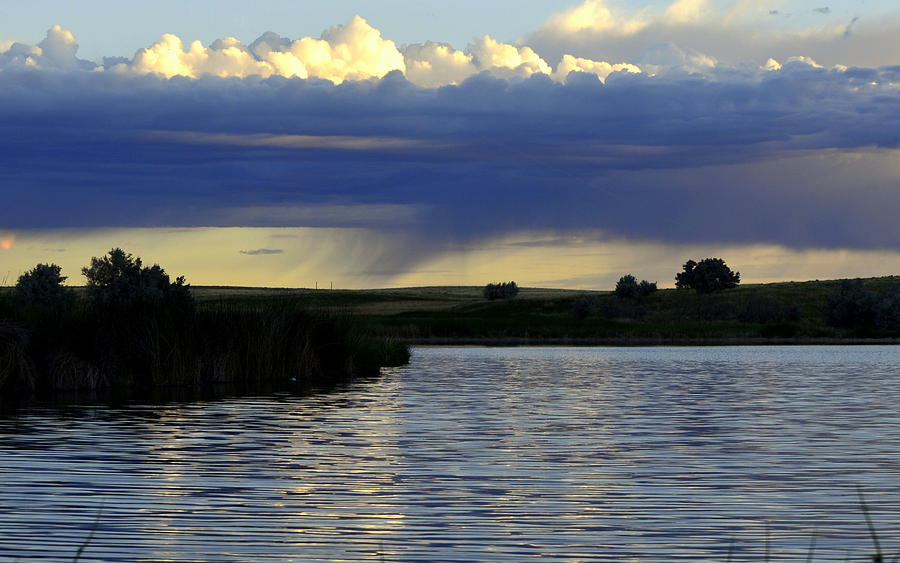 Across The Lake Photograph by Clarice Lakota
