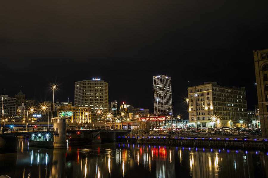 Milwaukee Photograph - Across the River by CJ Schmit