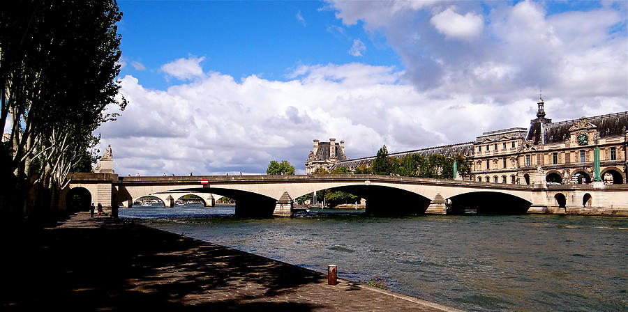 Across The Seine Photograph by Ira Shander