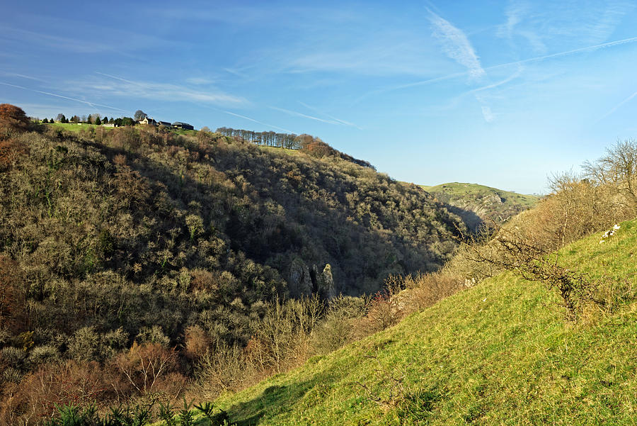 Across The Valley To Dovedale Wood Photograph by Rod Johnson