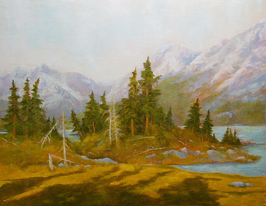 Nature Painting - Across Turnagain Arm by Dan Twitchell
