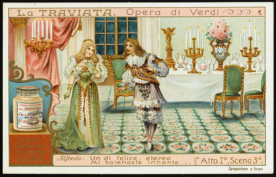 Act One, Scene Three Alfredo Drawing by Mary Evans Picture Library